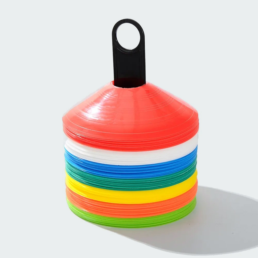 10PCS Sport Football Soccer Rugby Speed Training Disc Cone Cross Track Space Marker Inline Skating Cross Speed Training Outdoor