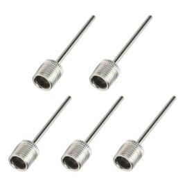 5Pcs US Type Metal Inflator Ball Needles Pump Pin for Basketball Soccer Football Inflatable Air Valve Adaptor
