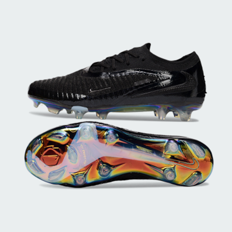 Nike Phantom 6 Low Elite FG Firm Ground Soccer Cleats - Black/Gold - Image 2