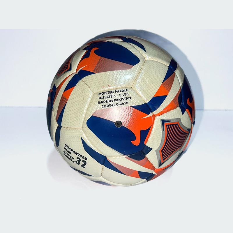 Ballonstar Official Football – Blue, Orange & White, Size 5 - Image 2