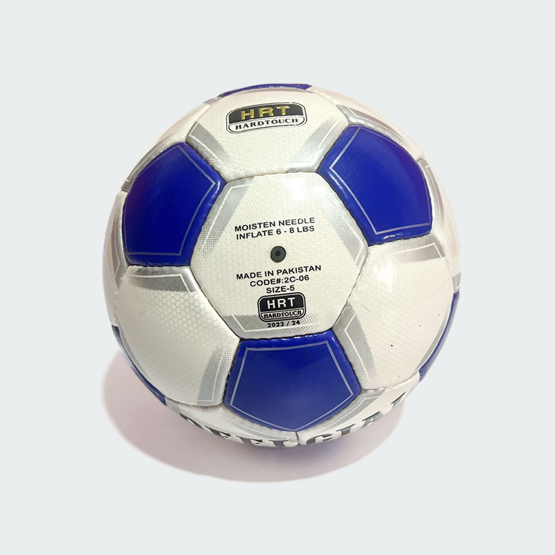 Official Blue and White Hand-Sewn Soccer Ball, Size 5 - Image 2