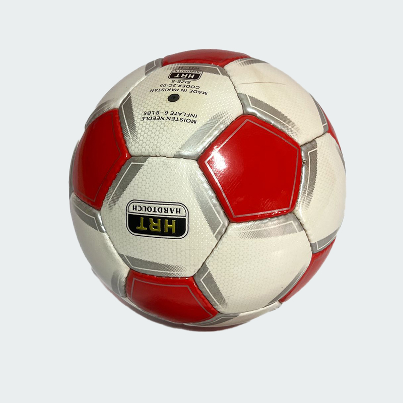 Official Red and White Hand-Sewn Soccer Ball, Size 5 - Image 2