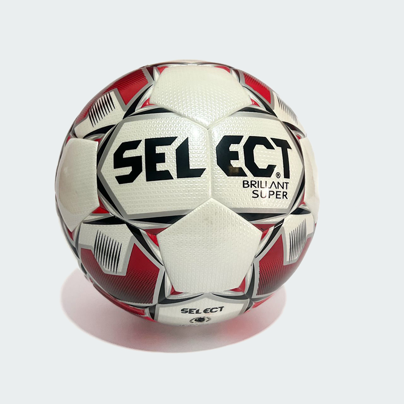 Select Brillant Super White and Red Soccer Ball