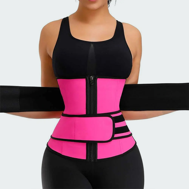 Women's Sauna Waist Trainer Belt - Adjustable Compression for Slimming & Support - Image 2
