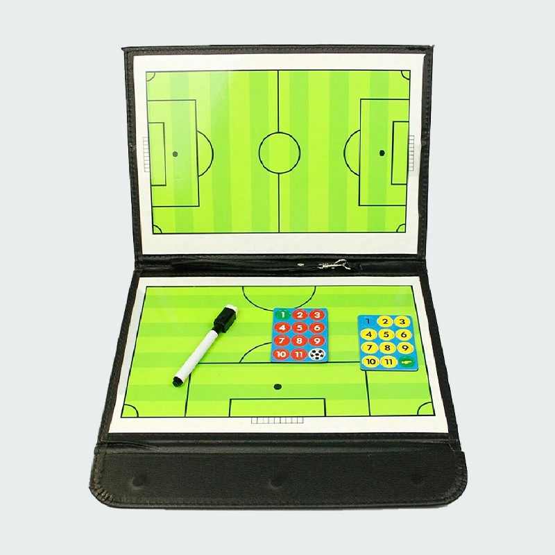 Foldable Football Coaching Board with Magnetic Markers - Portable Coach Board
