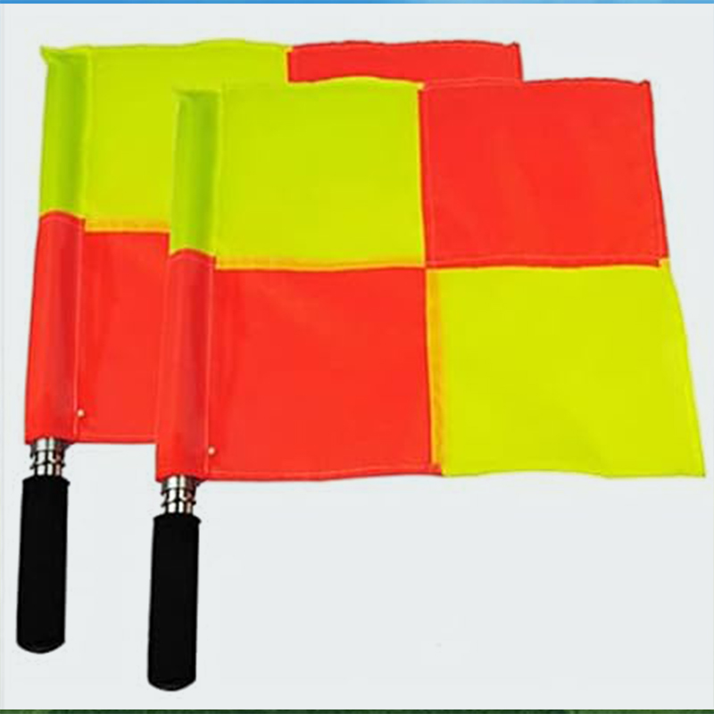 High-Visibility Referee Linesman Flags - Set of 2