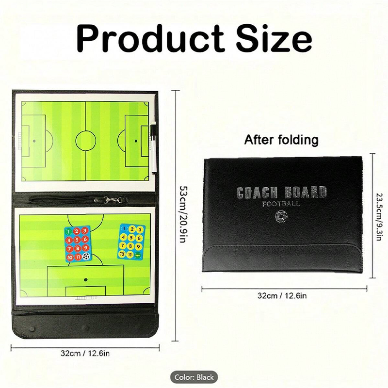 Foldable Football Coaching Board with Magnetic Markers - Portable Coach Board - Image 2