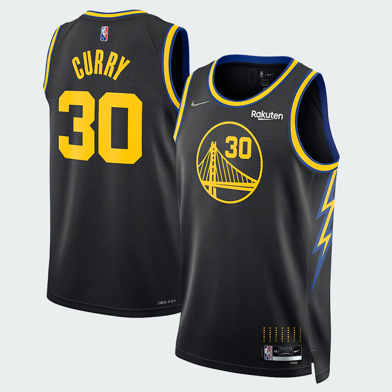 Stephen Curry Golden State Warriors NBA Jersey - Classic Black Edition