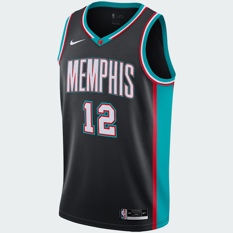 Ja Morant Memphis Grizzlies City Edition Jersey – Black/Blue/Red