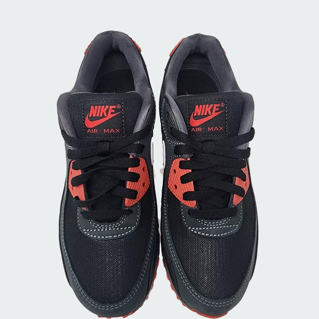 Air Max 90 Essential - Black/Red/White - Image 2