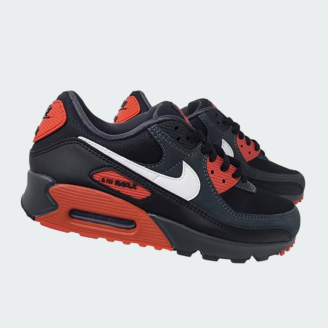 Air Max 90 Essential - Black/Red/White - Image 4