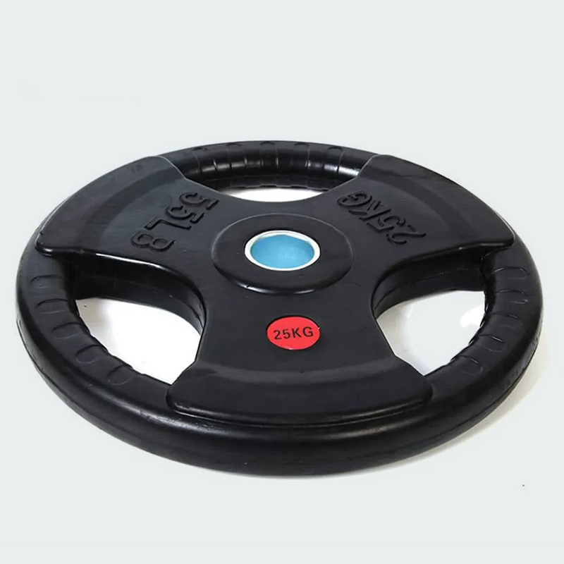 25KG Olympic Rubber-Coated Weight Plate – Strength & Power Training