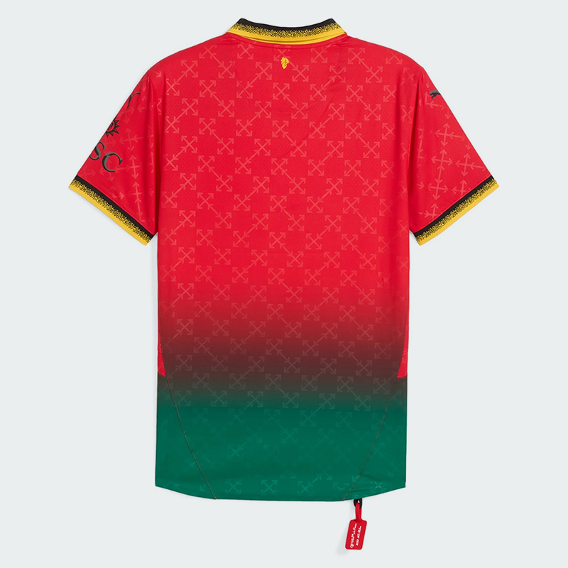AC Milan X Off-White Edition Fourth Kit (Red) 2025 - Original Players Version - Image 2