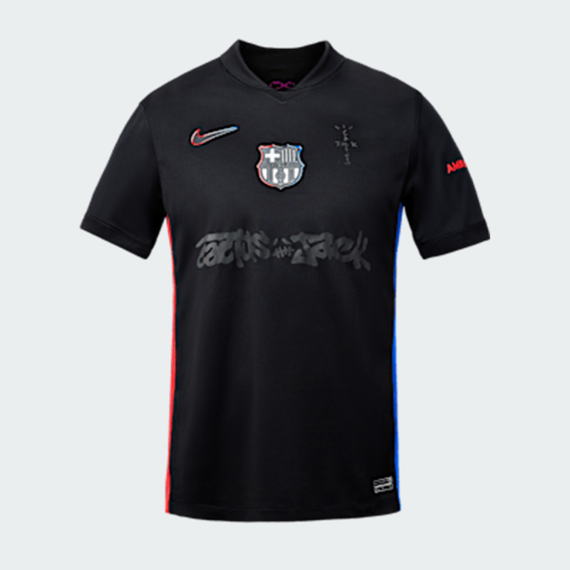 Cactus Jack Barcelona Black Jersey - Original Players Version