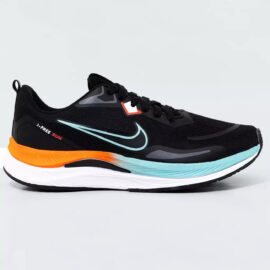 Nike Air Zoom Free Run Shoes –  Core Black / Blue / Orange